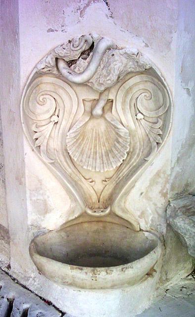 Tinos, Marble Fountain in Pyrgos Village