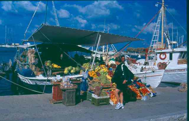 Aegina Market at the Harbor