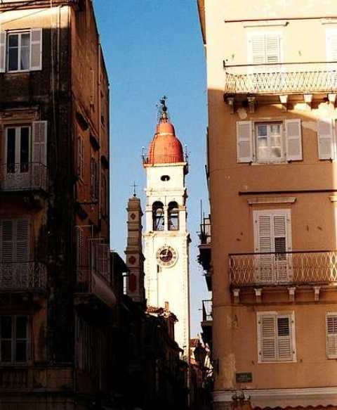 Corfu: the Belltower of Saint Spiridon\'s Church