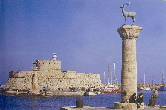 Rhodes Entrance to the Harbor